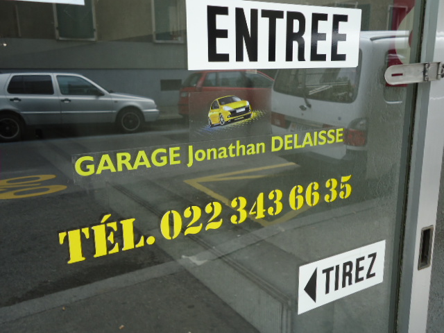 Entrée du Garage